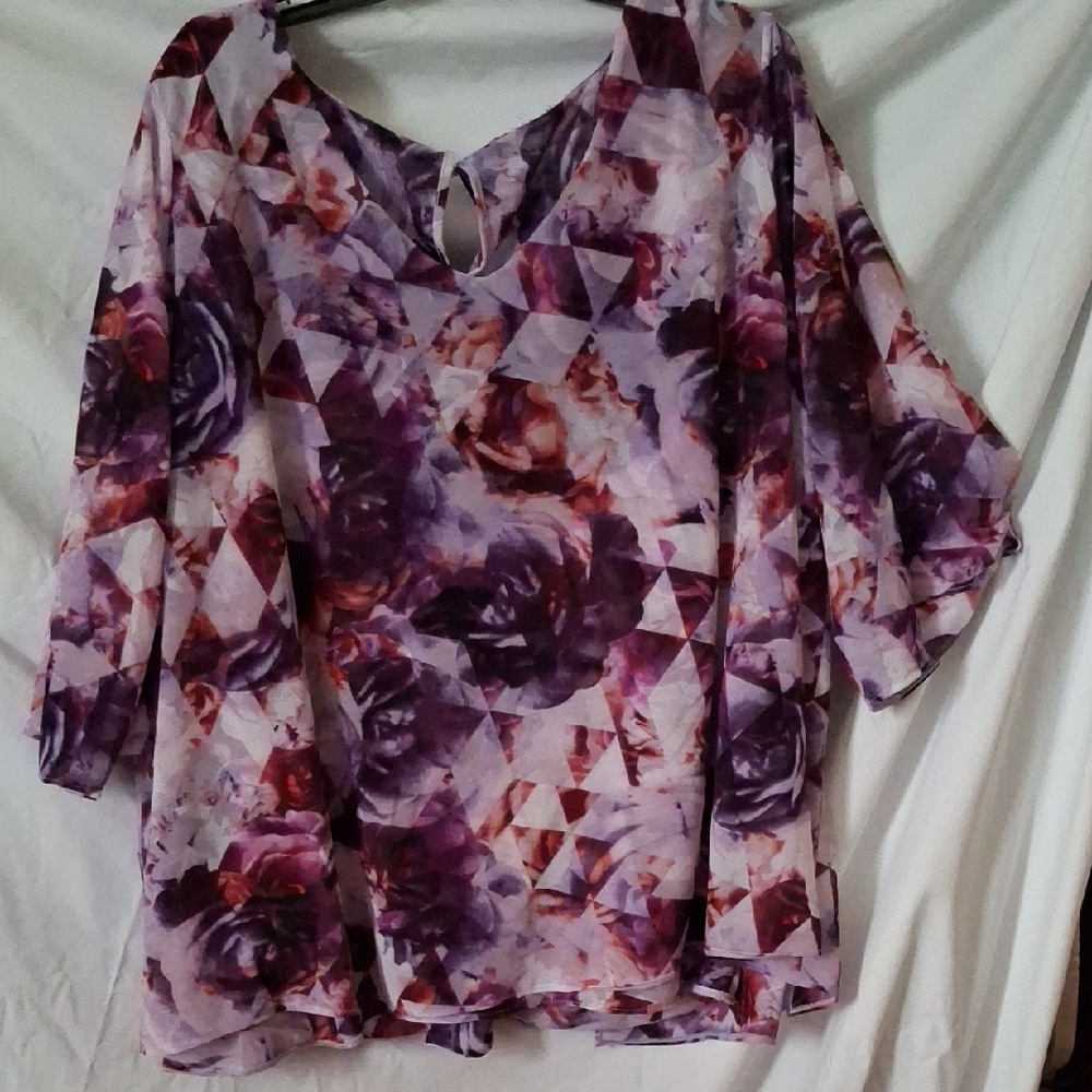Womens Plus Size Vera Wang Blouse